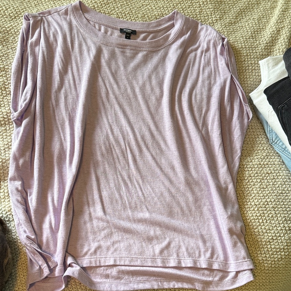 Express Lavender Women's Top